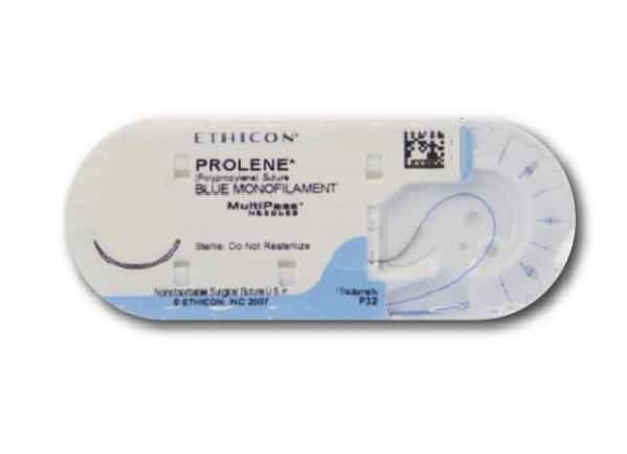 PROLENE 1   W8450-1/2 στρογγ T 45mm, μη απορ 100cm